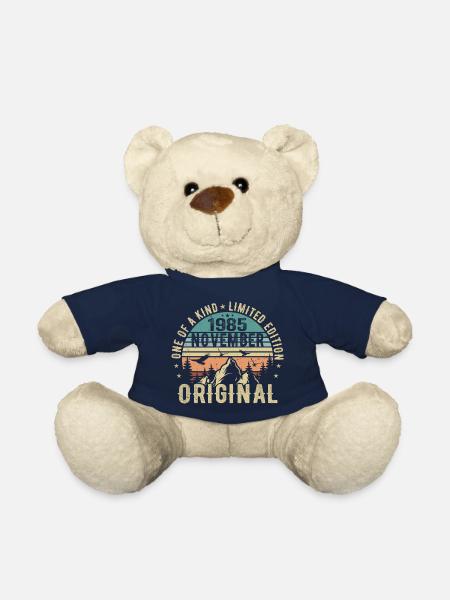 November 1985 Birthday Gift - November 1985 - Teddy Bear - french navy
