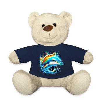 Dolphin - Teddy Bear - french navy - Front