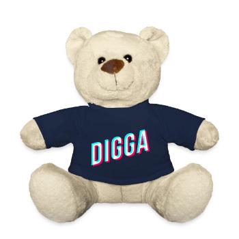 digga schriftzug tik tok style jugendsprache - Teddy - French Navy - Vorne