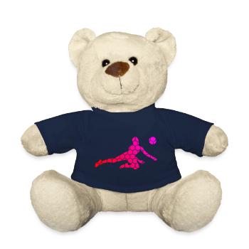 Volley-ball Joueur volley-ball Volley-ball Joueur de volley-ball - Nounours - bleu marine - Devant