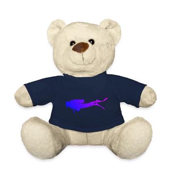 Scuba Diver Plongée sous-marine Diver Diver - Nounours - bleu marine - Devant