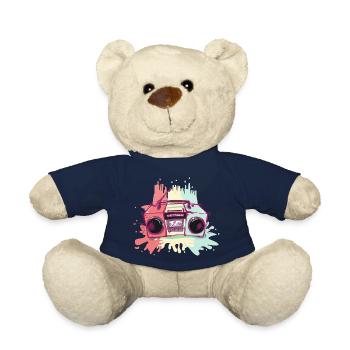 Ghetto Blaster Kassetten Recorder - Teddy - French Navy - Vorne