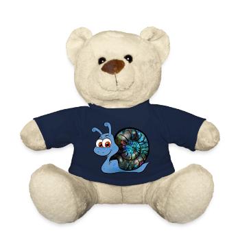 sweet Opal Snail - süsse Opal Schnecke - Teddy - French Navy - Vorne