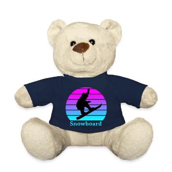 Snowboard - Teddy Bear - french navy - Front