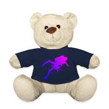 Diving Free Dive Scuba Diving Men - Teddy Bear - french navy - Front
