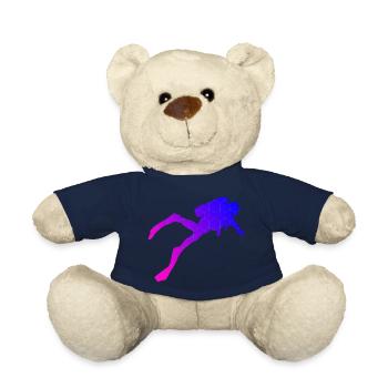 Plongée Femmes Scuba Diver Hommes - Nounours - bleu marine - Devant