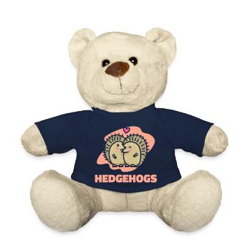 Valentinstag Geschenk Igel - Teddy - French Navy - Vorne