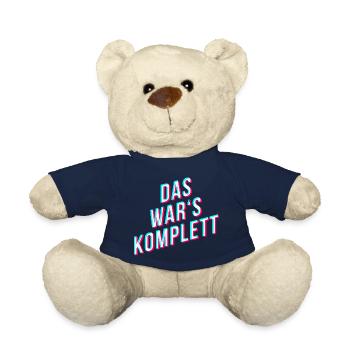 das wars komplett gamer spruch streamer sprüche - Teddy - French Navy - Vorne