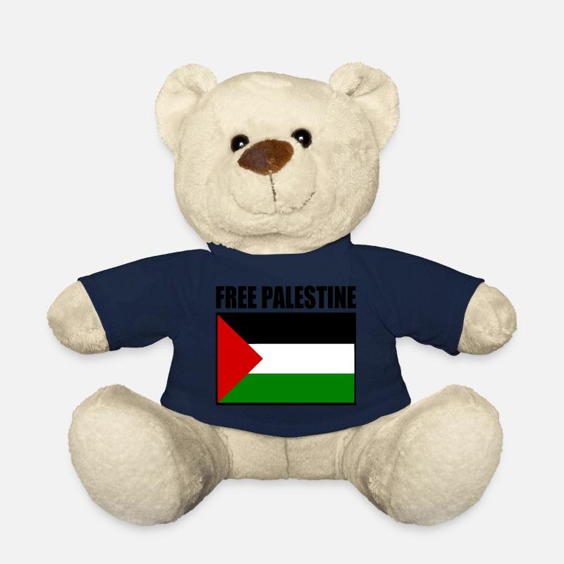 Free palestine - Nounours - bleu marine