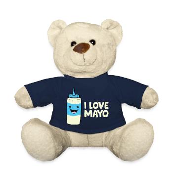 Mayonnaise - I love mayo - Nounours - bleu marine - Devant
