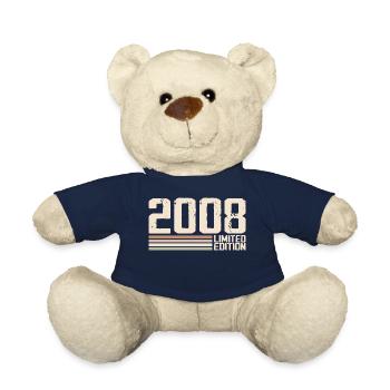 2008 Vintage 2008 Birthday 2008 Retro 2008 - Teddy Bear - french navy - Front