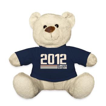 2012 Vintage 2012 Birthday 2012 Retro 2012 - Teddy Bear - french navy - Front