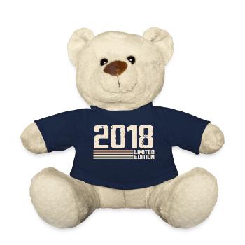 2018 Jahrgang 2018 Geburtstag 2018 Retro 2018 - Teddy - French Navy - Vorne