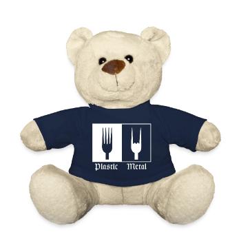 Heavy Metal, Concert, Festival, Open Air, Camping - Teddy Bear - french navy - Front