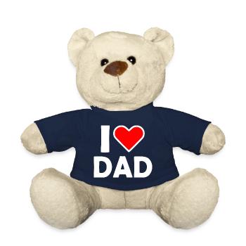 I love dad - Teddy Bear - french navy - Front