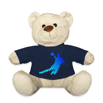 Handballspieler Handball Handballspielen Herren - Teddy - French Navy - Vorne