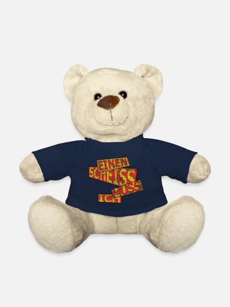 Je dois chier - vintage - Nounours - bleu marine