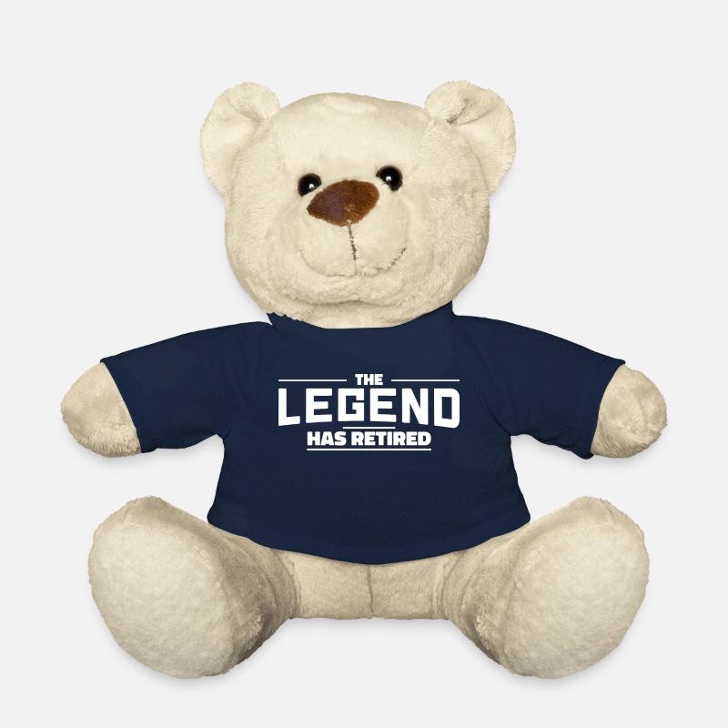 The Legend has Retired Rente Renter Gift - Teddy Bear - french navy