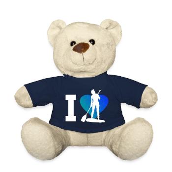 Standup Paddle Sup Standup Paddle Femmes - Nounours - bleu marine - Devant