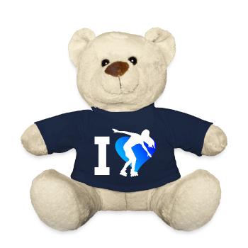 Roller Skate Women's Roller Skating Roller Skates - Teddy Bear - french navy - Front