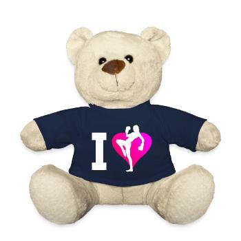 Men's Kickboxing Women Kickboxing Boxing Kickboxing - Teddy Bear - french navy - Front