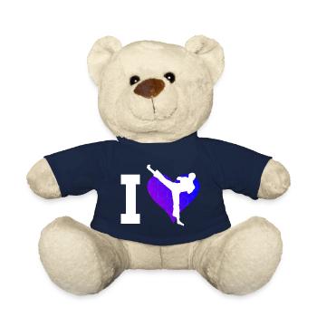 Boxing Kickboxer Kickboxen Damen Boxen Kickbox - Teddy - French Navy - Vorne