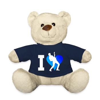 Guitare électrique Guitare classique Hommes - Nounours - bleu marine - Devant