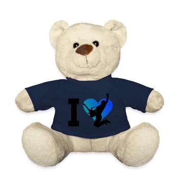 guitare classique guitare électronique Hommes - Nounours - bleu marine - Devant
