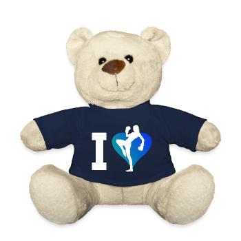 Women's Kickboxing Men's Kickboxing Kickboxer - Teddy Bear - french navy - Front