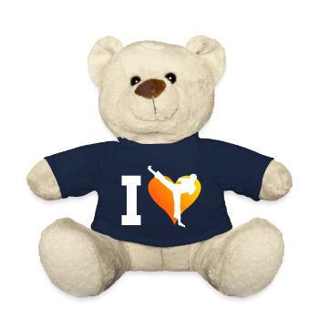 Kickboxer Women Boxing Kickboxing Kickboxing Kickboxing - Teddy Bear - french navy - Front