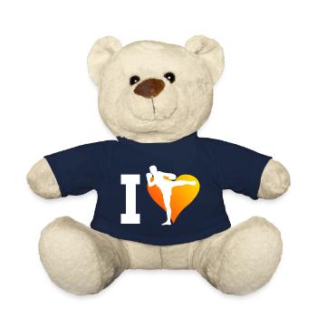 Muay Thai Thaibox Thaiboxer Thaiboxen Damen - Teddy - French Navy - Vorne