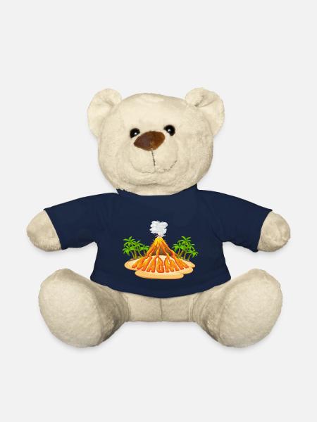 Magma Lava Liquid lettering - Teddy Bear - french navy