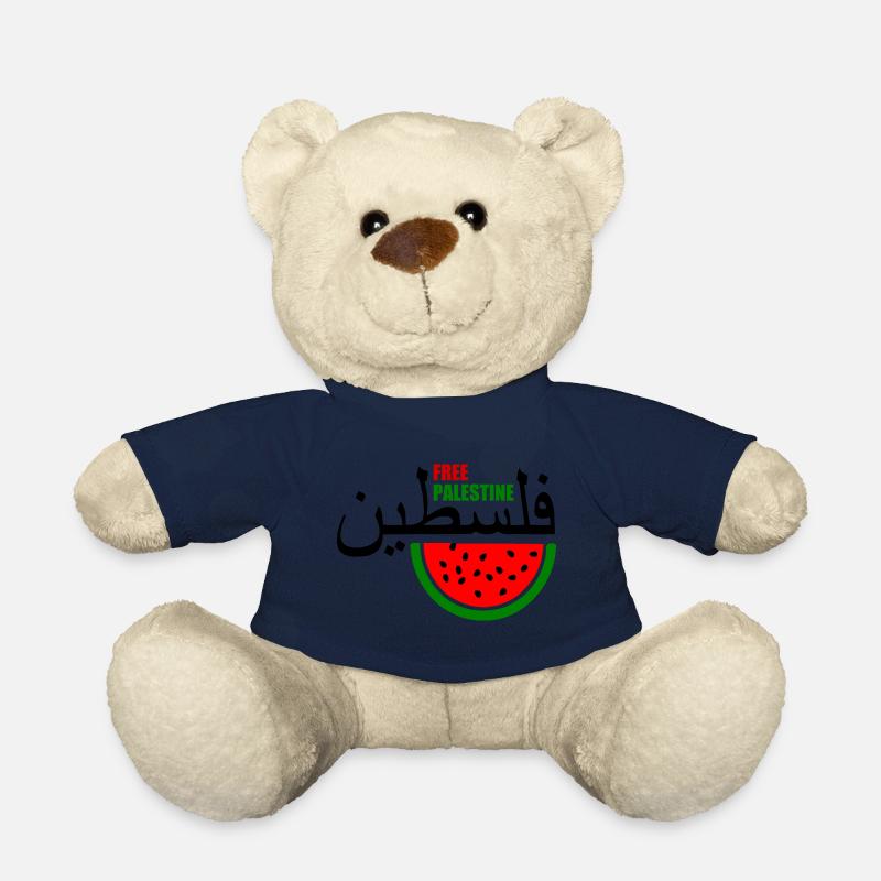 Free palestine فلسطين - Nounours - bleu marine