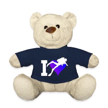 Scuba Taucher Taucher Tauchen Damen Diver - Teddy - French Navy - Vorne