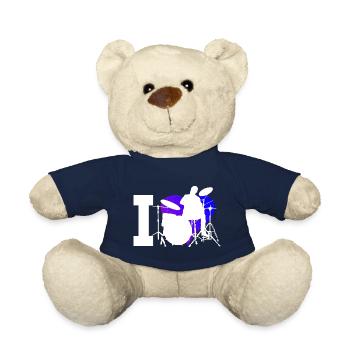Perkussionist Schlagzeug Schlagzeugspieler - Teddy - French Navy - Vorne