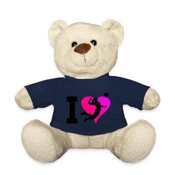 Herren Damen Volleyballer Volleyballspieler - Teddy - French Navy - Vorne