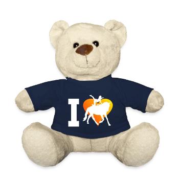 Voltige d’équipe Voltige Art équestre - Nounours - bleu marine - Devant