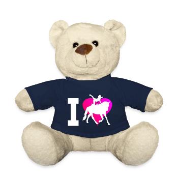 Artistic gymnastics on horseback Athletic discipline - Teddy Bear - french navy - Front