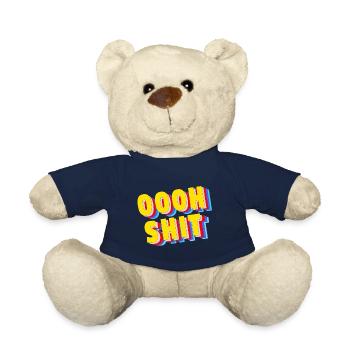 Oooh Shit - - Teddy Bear - french navy - Front