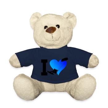Kitesurf Homme Kitesurfer Femmes Kitesurf - Nounours - bleu marine - Devant