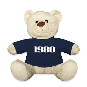 1980 - Gift born in 1980 - Teddy Bear - french navy - Front