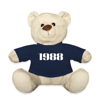 1988 - Gift born in 1988 - Teddy Bear - french navy - Front