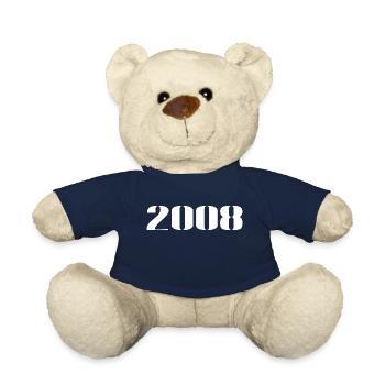 2000 - Gift born in 2000 - Teddy Bear - french navy - Front