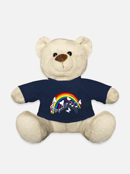 Schmetterlinge und Musik im Regenbogen - Teddy - French Navy