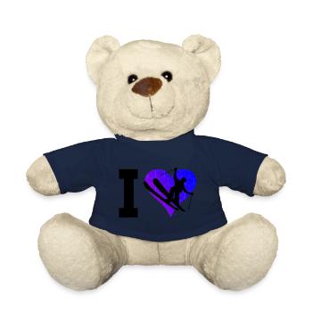 Freestyle Ski Men Women Slopestyle Ski Freestyle - Teddy Bear - french navy - Front