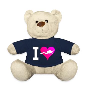 Scuba Diver Scuba Diving Diver Diver - Teddy Bear - french navy - Front
