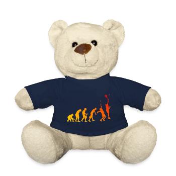 Women's Paddle Tennis Racket Paddle Racket - Teddy Bear - french navy - Front
