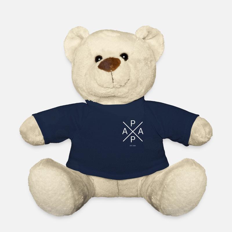 Papa Est. 2021 Stolzer Vater Geschenk - Teddy - French Navy