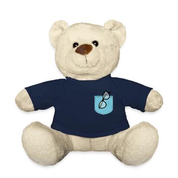 Glasses in the chest pocket - Teddy Bear - french navy - Front