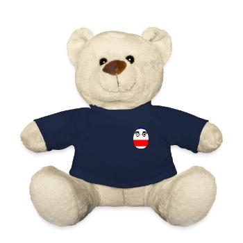 DARUMA France Japan - Teddy Bear - french navy - Front